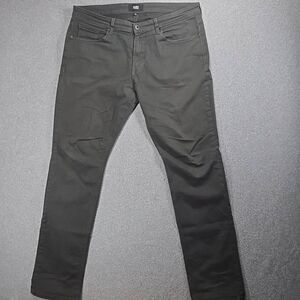 Paige Jeans Federal 36x32 Dark Green Slim Fit